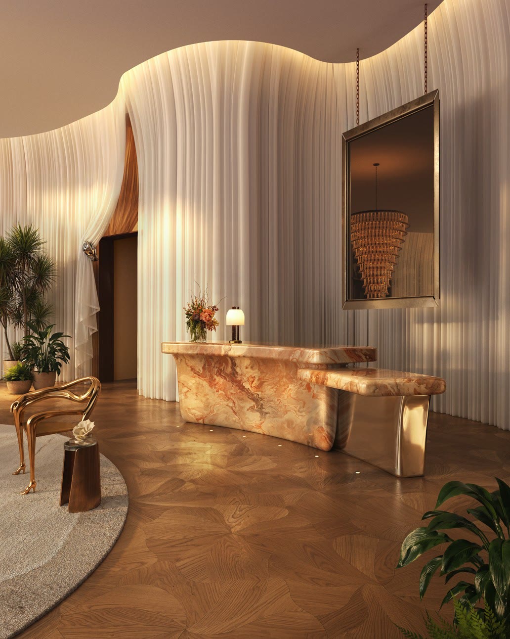 Hotel lobby